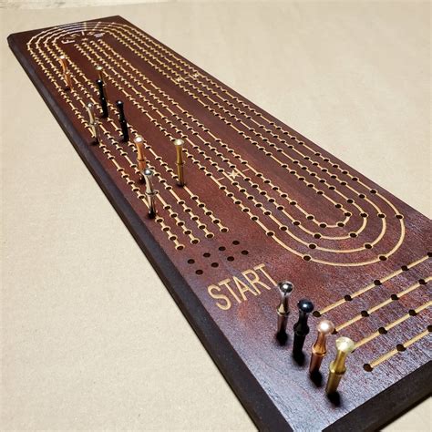 extra large cribbage board|large cribbage board for seniors.